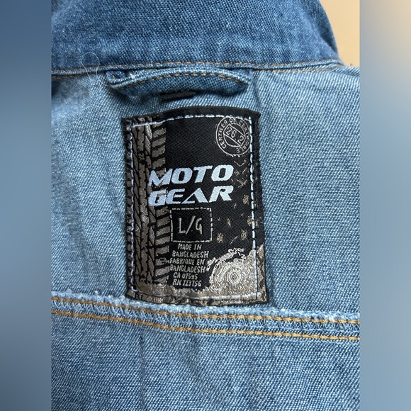 NWT Moto Gear Denim Jacket - Picture 3 of 8